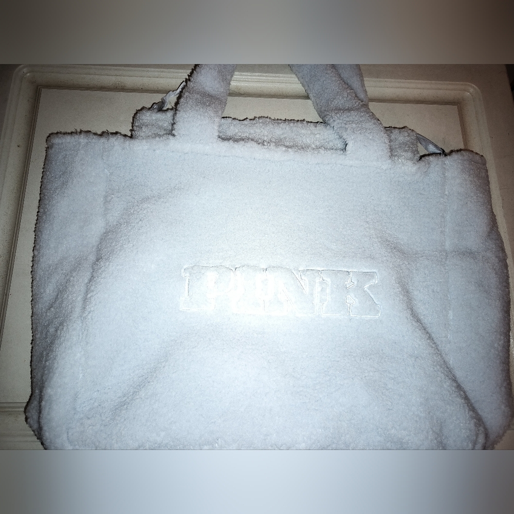 PINK Victoria's Secret Women's Blue Tote Bag